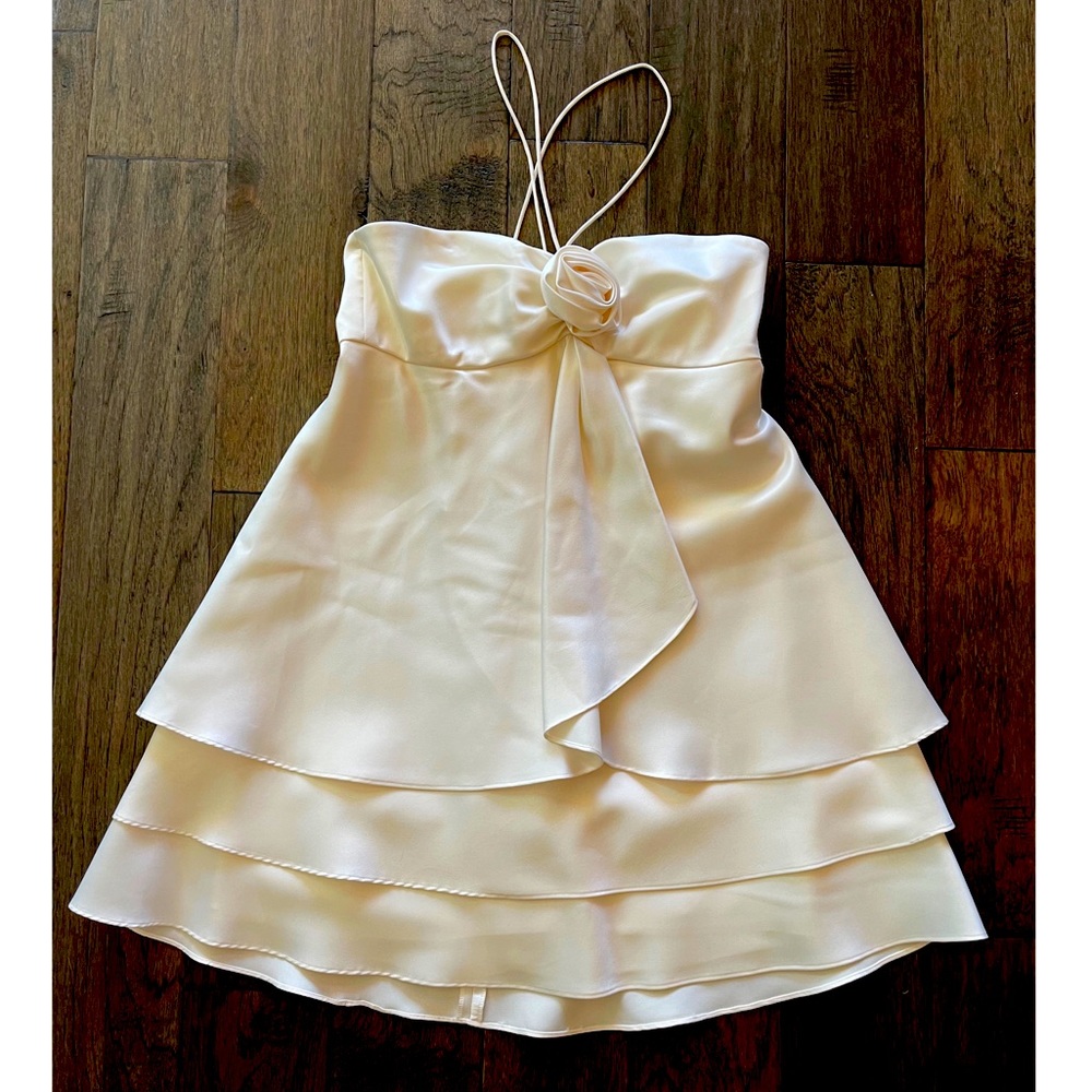 London Times Cream Dress - Size 8